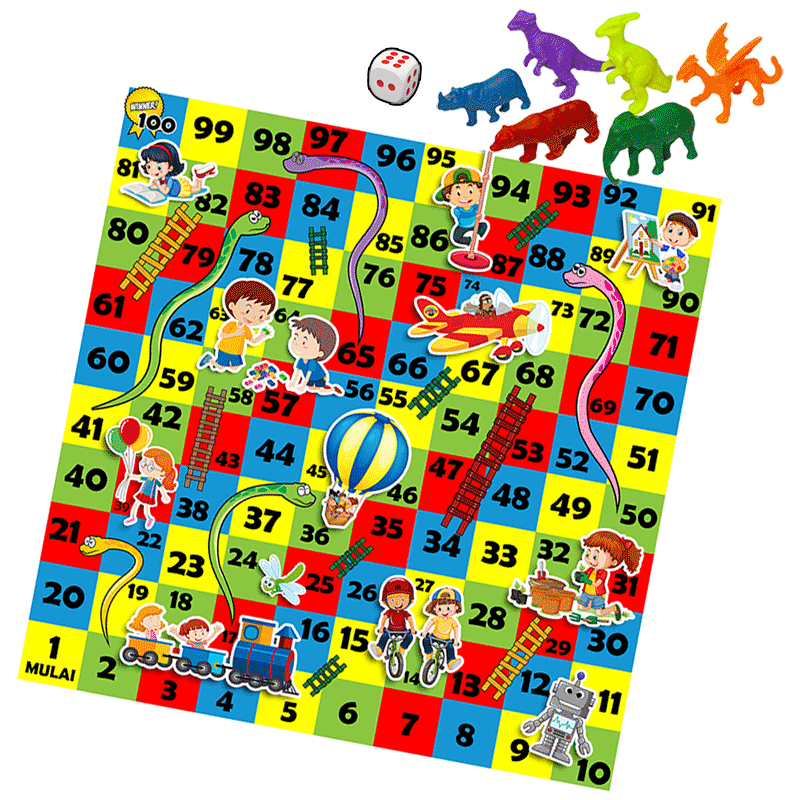 PERMAINAN ULAR TANGGA JUMBO ANTI AIR