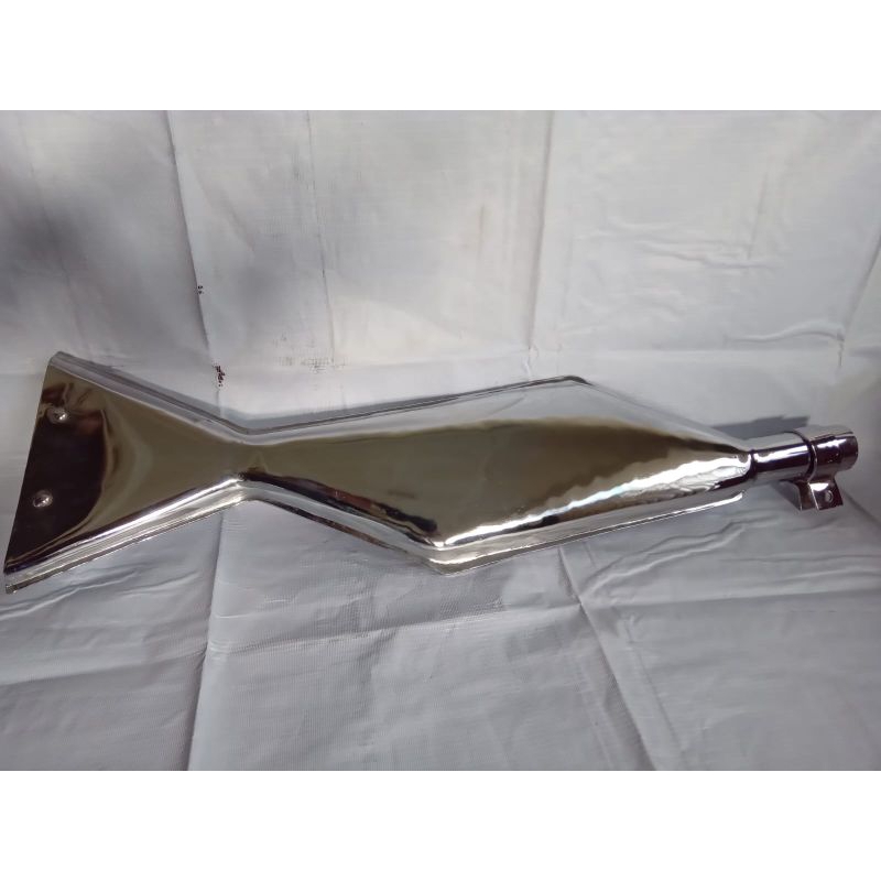 knalpot model ketupat, cocok untuk motor eropa dan custom