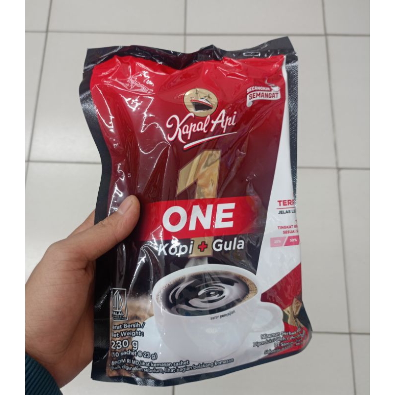 

Kapal api One Gula terpisah 10x23gr