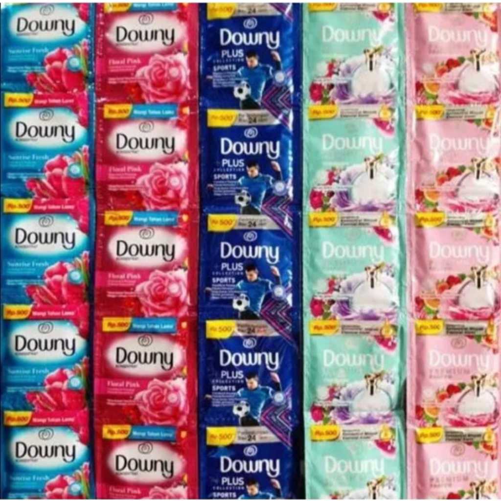 12Sachet / 1Renteng Downy Pewangi Pakaian 500an
