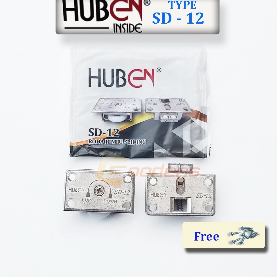 SALEE Huben SD12 Roda Pintu Lemari Geser  Roda Pintu Sliding