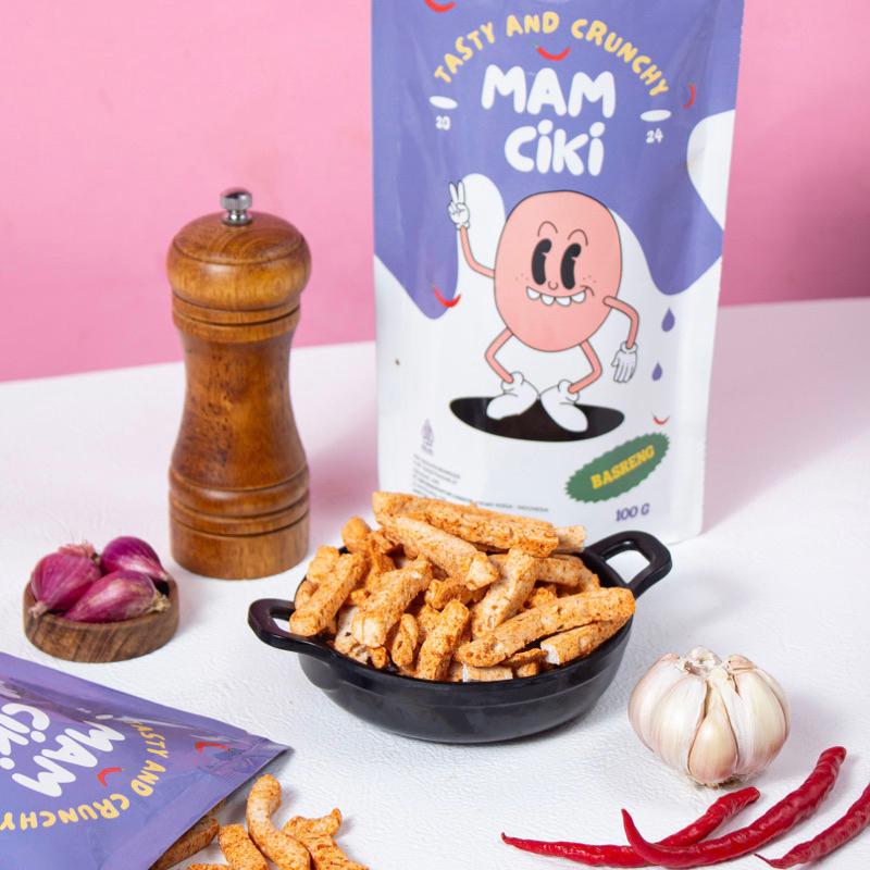 

Mamciki - Basreng Rendang Gurih Renyah (Bakso Goreng) Cemilan 100gr