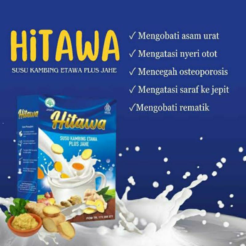 

Hitawa Susu Kambing Etawa dengan Jahe 200 gr