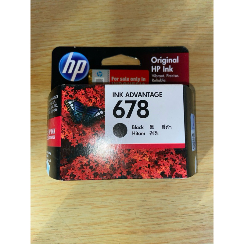 Tinta HP Deskjet 678 black hp deskjet ink ADVANTAGE 1015,1018,1515,1518,2515,3545,3548,4515,4518,464