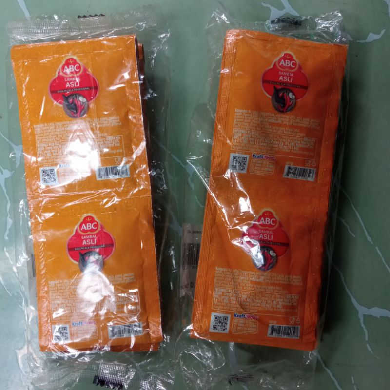 

Sambal asli ABC sachet 1 pak isi 10 sachet