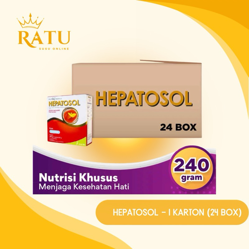 

Grosir Karton - HEPATOSOL 240 g - Nutrisi Pasien Gangguan Hati