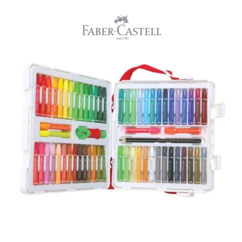

60 Crayon Krayon Hexagonal Oil Pastel 60 Warna Faber-Castell