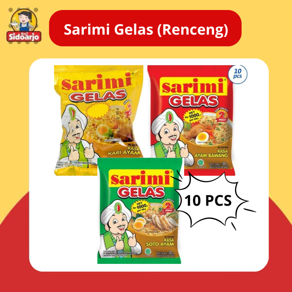 

Sarimi Gelas Renceng (10 Pcs) - Mie Sarimi Gelas