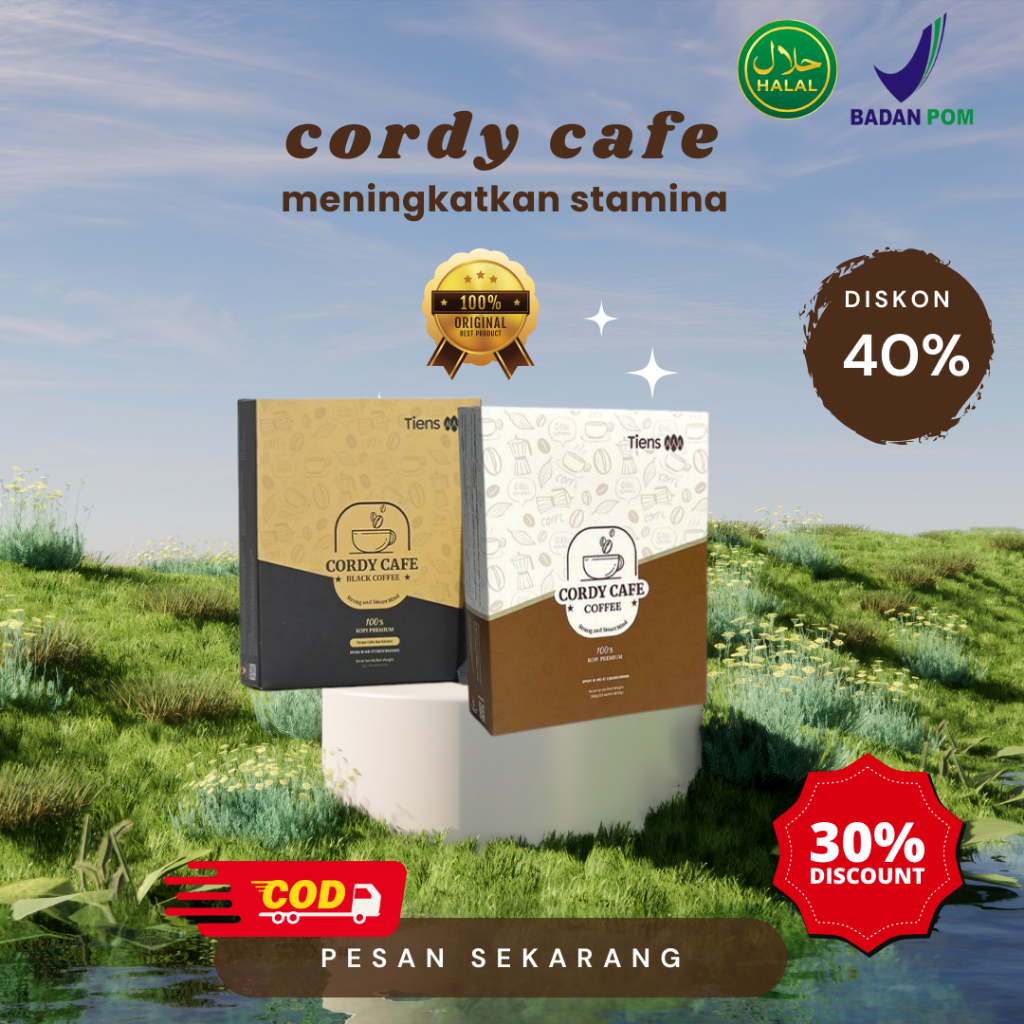 

Cordy Cafe Tiens Kopi Herbal Original