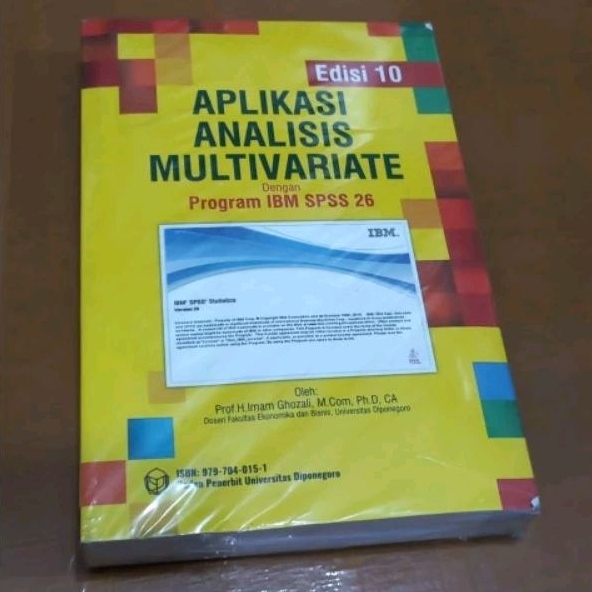 

Buku aplikasi analisis multivariate