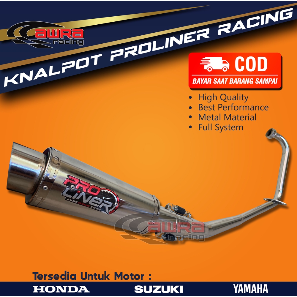 KNALPOT RACING PROLINER Jupiter MX Old Jupiter MX New 135 SATRIA FU