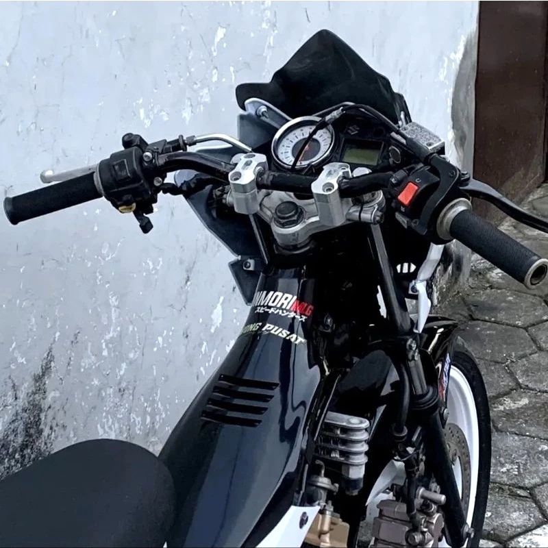 Setang stir rzr model roadrace pnp satria f150 satria fu injeksi set raiser dudukan stang universal