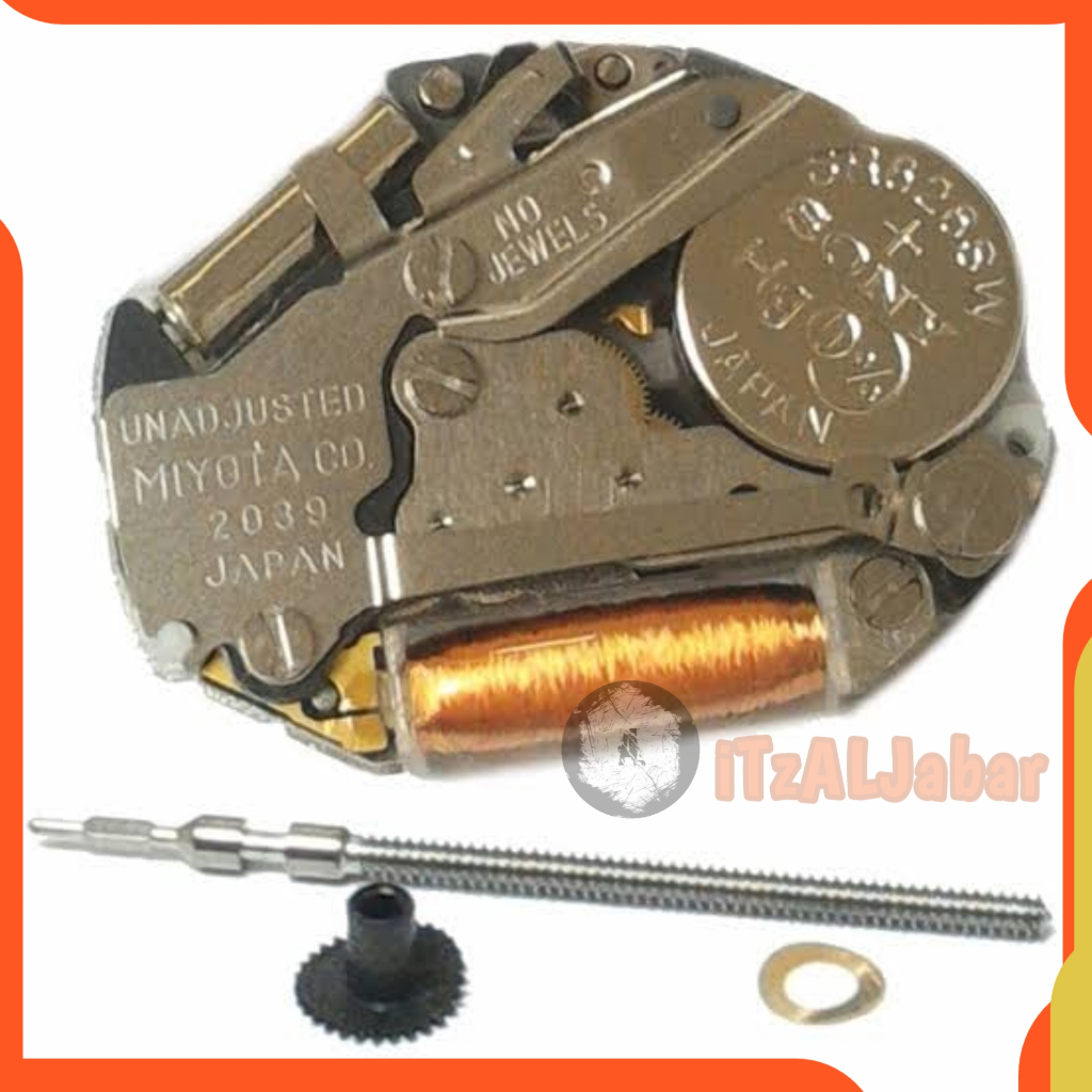 Miyota 2039 Mesin jam tangan Miyota 2039 movement Cal 2039 Original