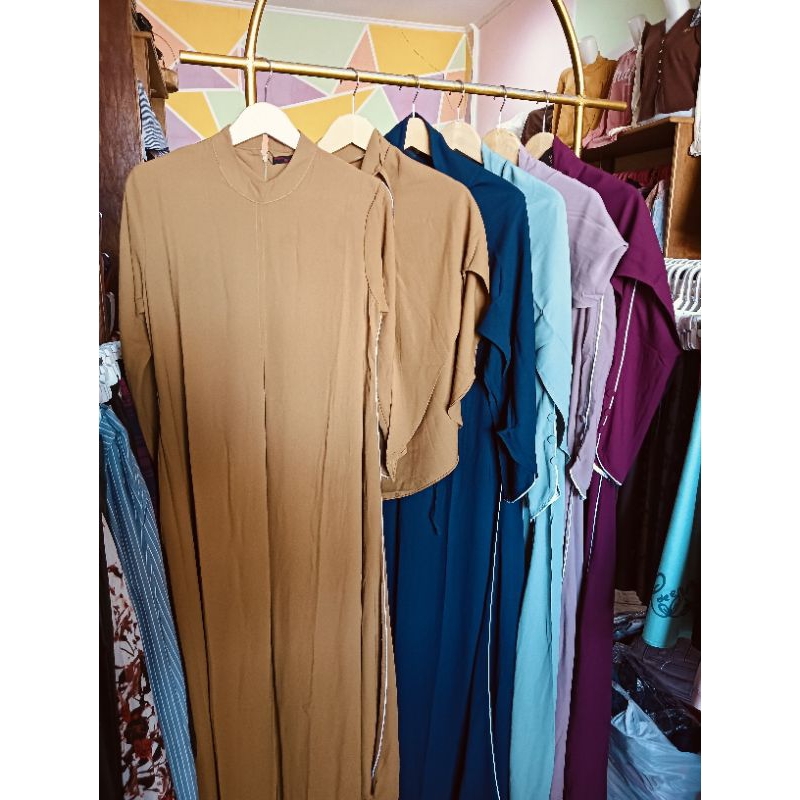 ALARA DRESS SET HIJAB BY RESTU MANDEH DEWASA GAMIS SYAR'I