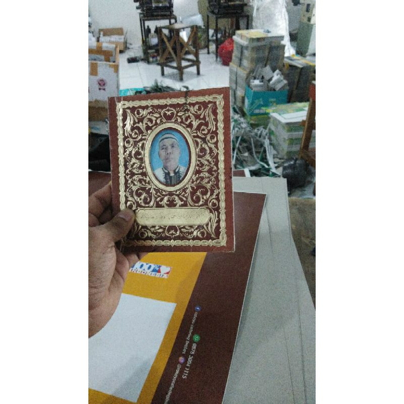 BUKU YASIN DAN THALIL , COVER SOFT EMBOS EMAS BAHAN ART PAPER(glosy) 128 hall. coklat emas pake tasb
