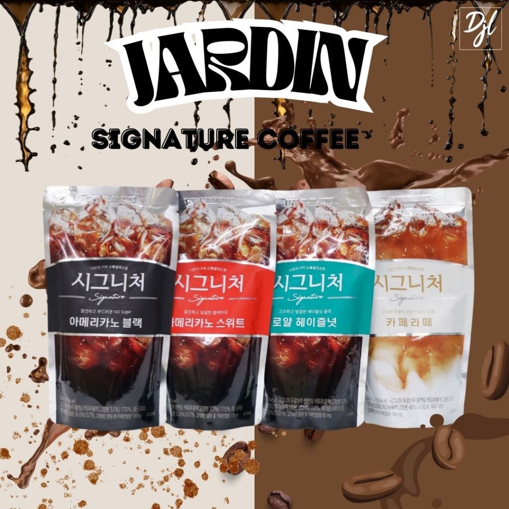 

Jardin Korean Drinks Signature Coffee Edition - 1 Pouch 230ml Minuman Kopi Korea Instan Import