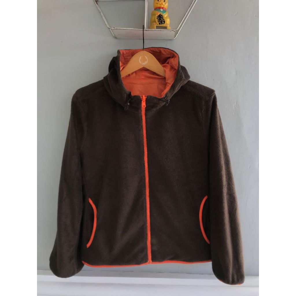 jaket sherpa uniqlo