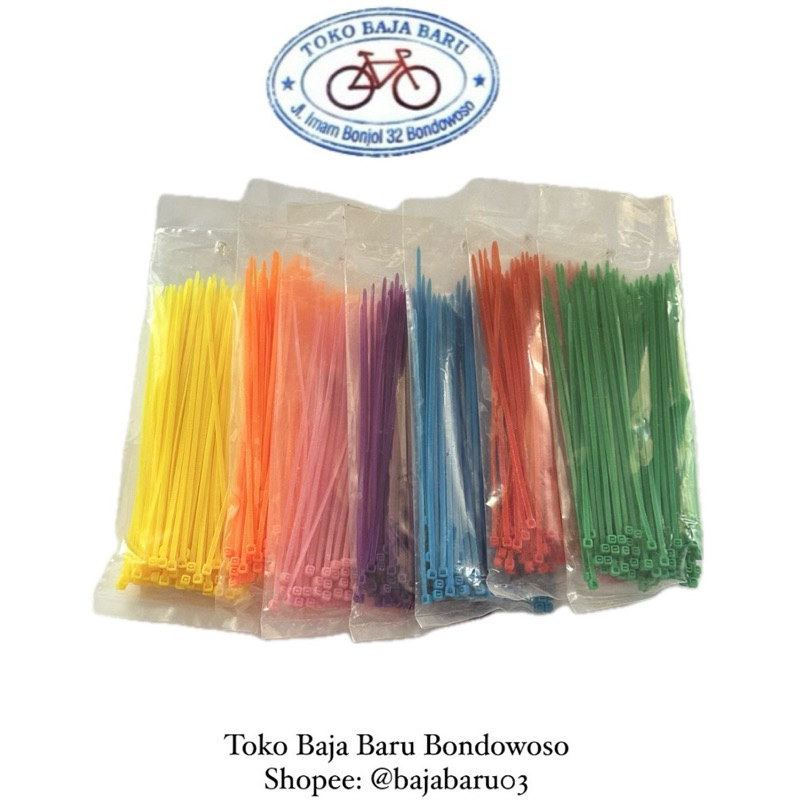 

TALI KREP SERBAGUNA WARNA WARNI Cable Ties