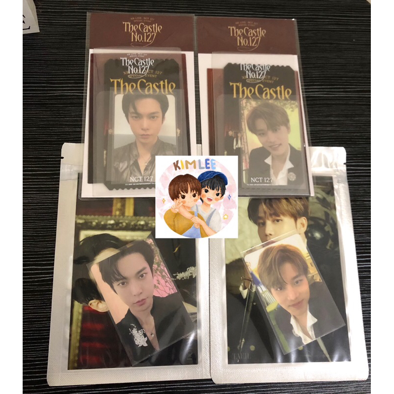 [Unsealed] NCT 127 DOYOUNG TAEIL CASTLE SPECIAL AR TICKET & 4x6 PHOTO SET