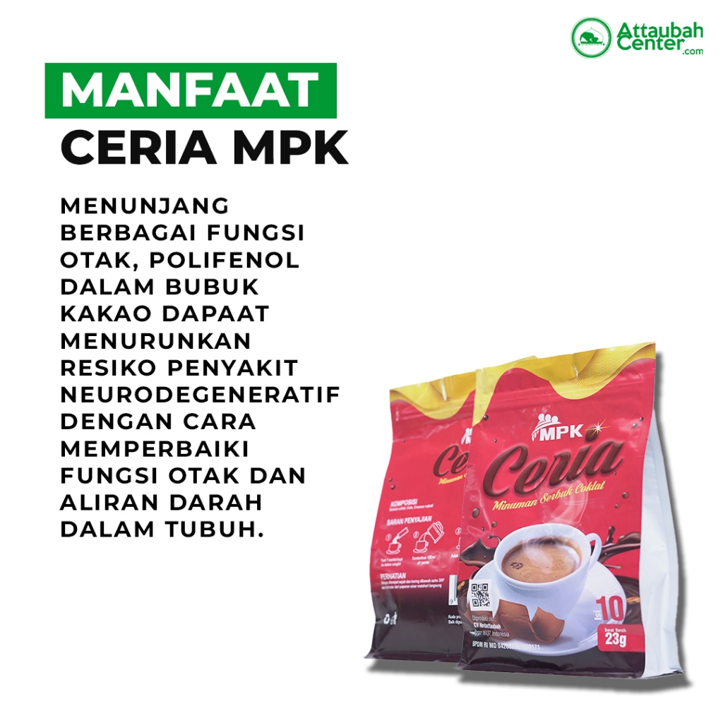 

MInuman Serbuk Cokelat Ceria Attaubah 10 Sachet untuk Kecerdasan