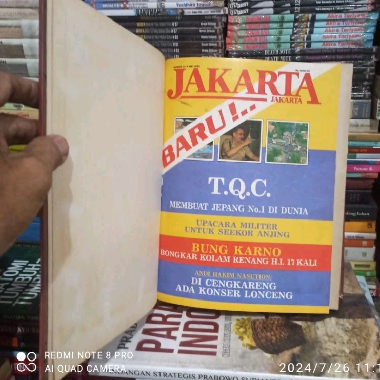 Majalah Bundel Original JAKARTA JAKARTA Bekas Baca di Deskripsinya
