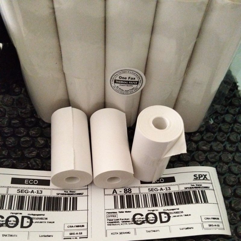 

Thermal Stiker label 58mm X 30mm
