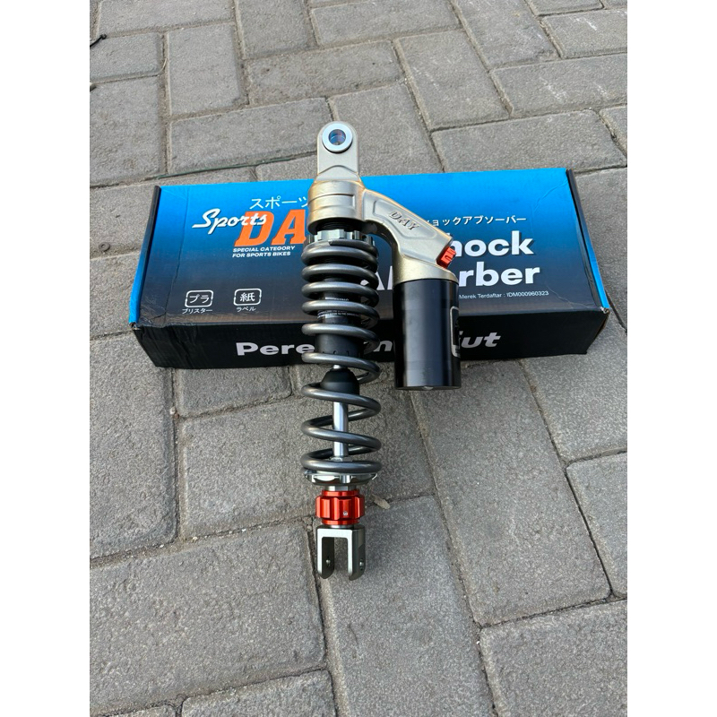 Shock Belakang Metic Merek Day warna Grey