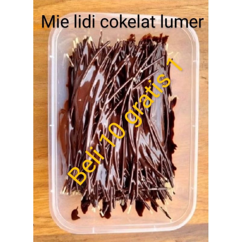 

[ PREMIUM ] MIE LIDI COKLAT LUMER RASA COKLAT PREMIUM KEMASAN BOX 500ML/MIE