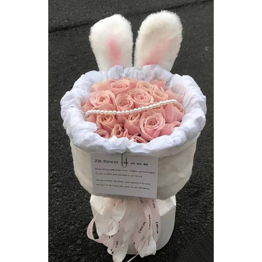 

Kain Pembungkus Buket Bunga Kelinci / Rabbit Plush Wrapping