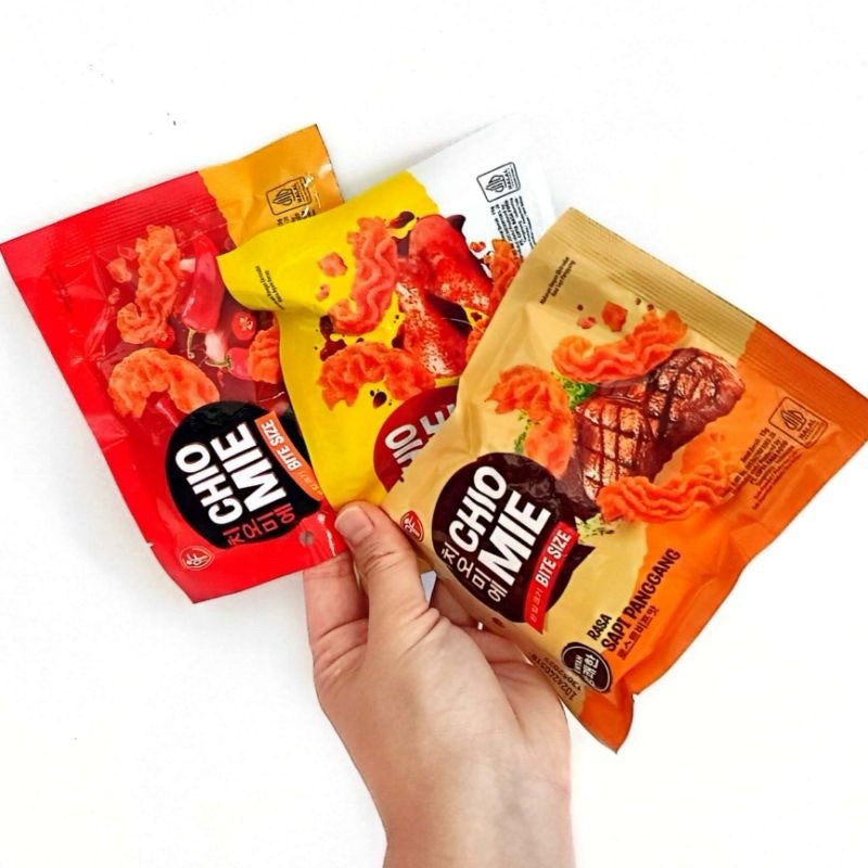 

CHIO MIE SNACK VIRAL 1 PACK ISI 10 BUNGKUS | CHIO MIE KOREA BITE SIZE