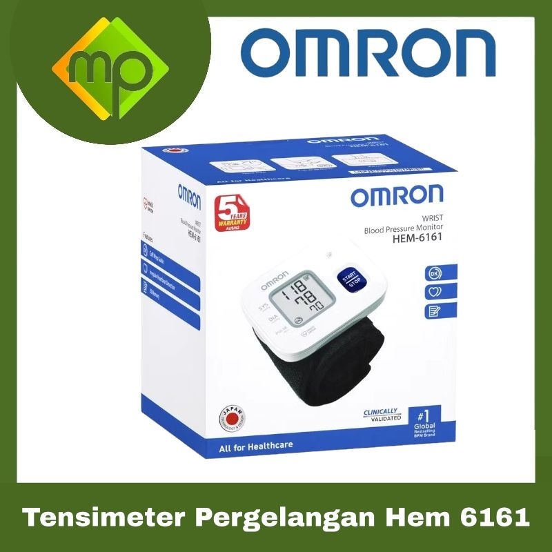 Tensimeter Digital Omron Hem 6161 Tensimeter Pergelangan Omron