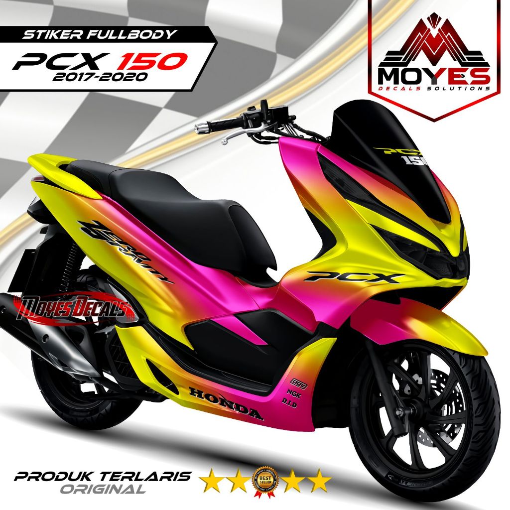 Decal Motor PCX 150 - Stiker Motor PCX 150 Fullbody Premium - Variasi Motor PCX 150 2017-2020 BUNGLO