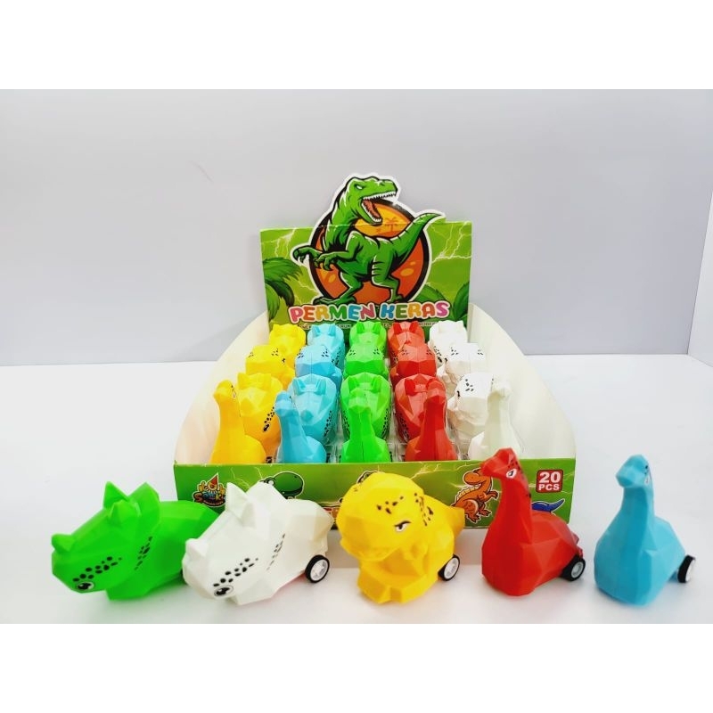 

Permen Cemilan Snack Mainan Dino Run Lari Dinosaurus Anak Murah isi 20 pcs