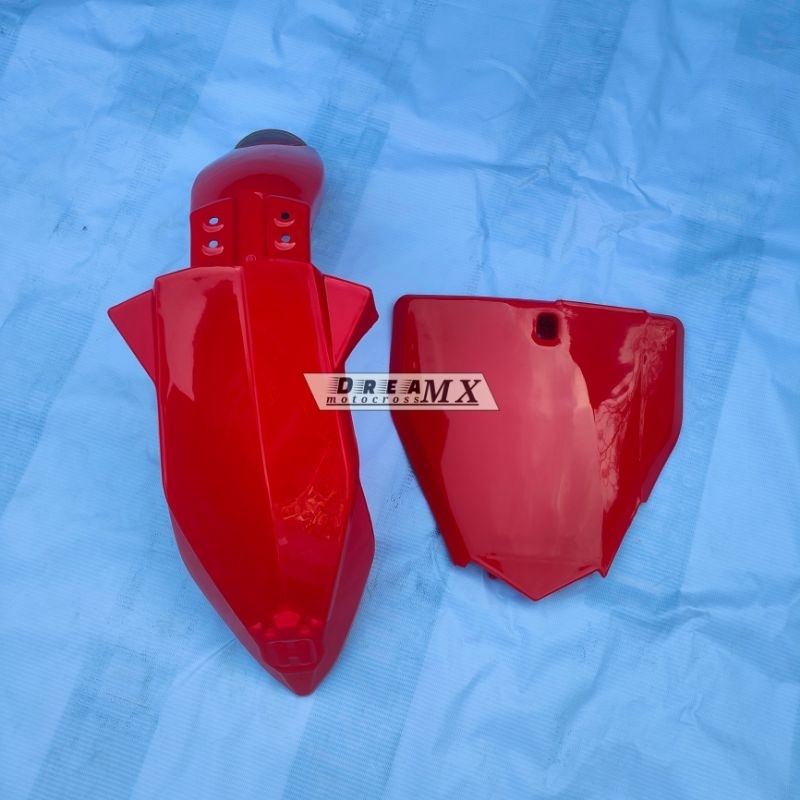 Spakbor Depan Husqvarna Cr65 Dan Papan Nomor Husq Cr 65 Set Supermoto Klx 150 Bg Dtracker Crf 150 L