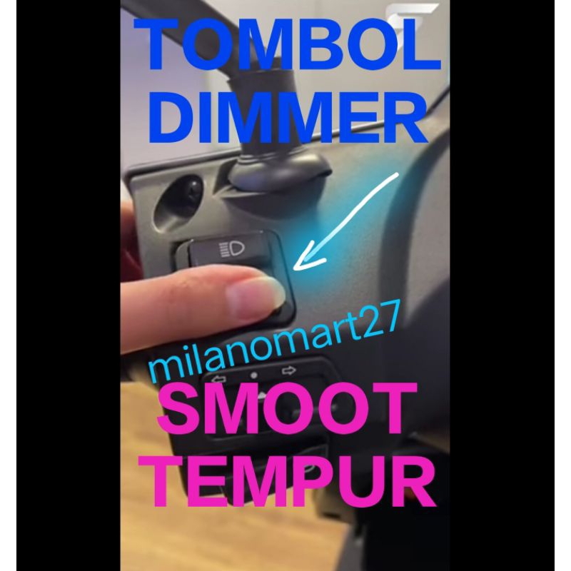 tombol dimmer SMOOT TEMPUR saklar switch dim  SMOOT TEMPUR motor listrik