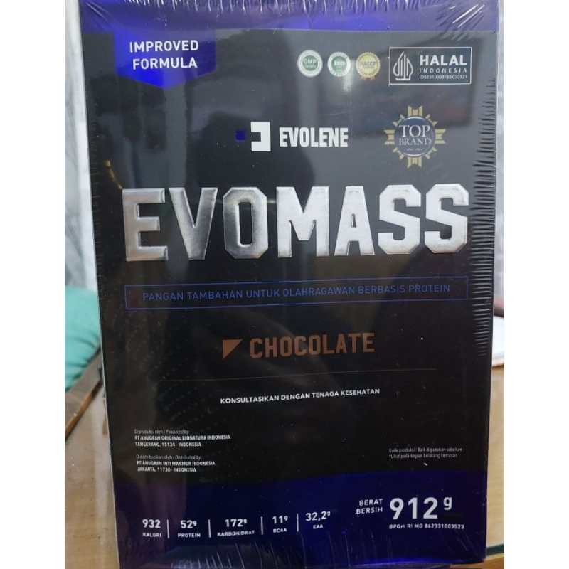 

EVOMASS 912 Gram(2 Lb) Free 2 Saset BCAA/ Evobar