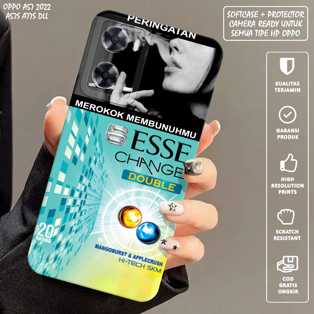 CASE OPPO A57 A57S A77S - Casing Hp Oppo A57 A57S A77S - Softcase Oppo A57 A57S A77S Motif (ROKK) Ca