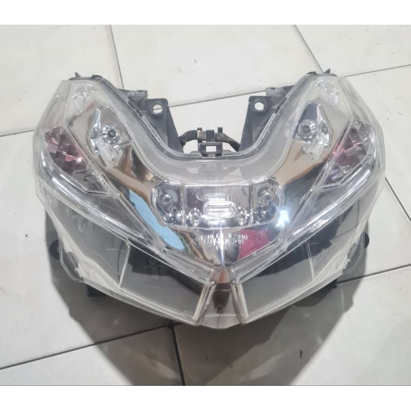 lampu depan reflektor vario led 150/125 old copotan original
