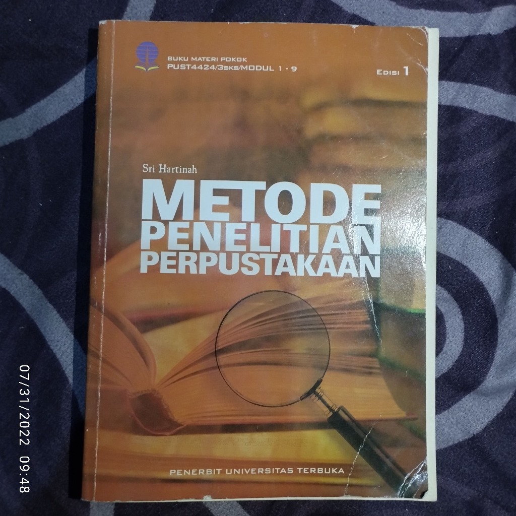 

Preloved [Modul UT] Metoda Penelitian Perpustakaan PUST4424