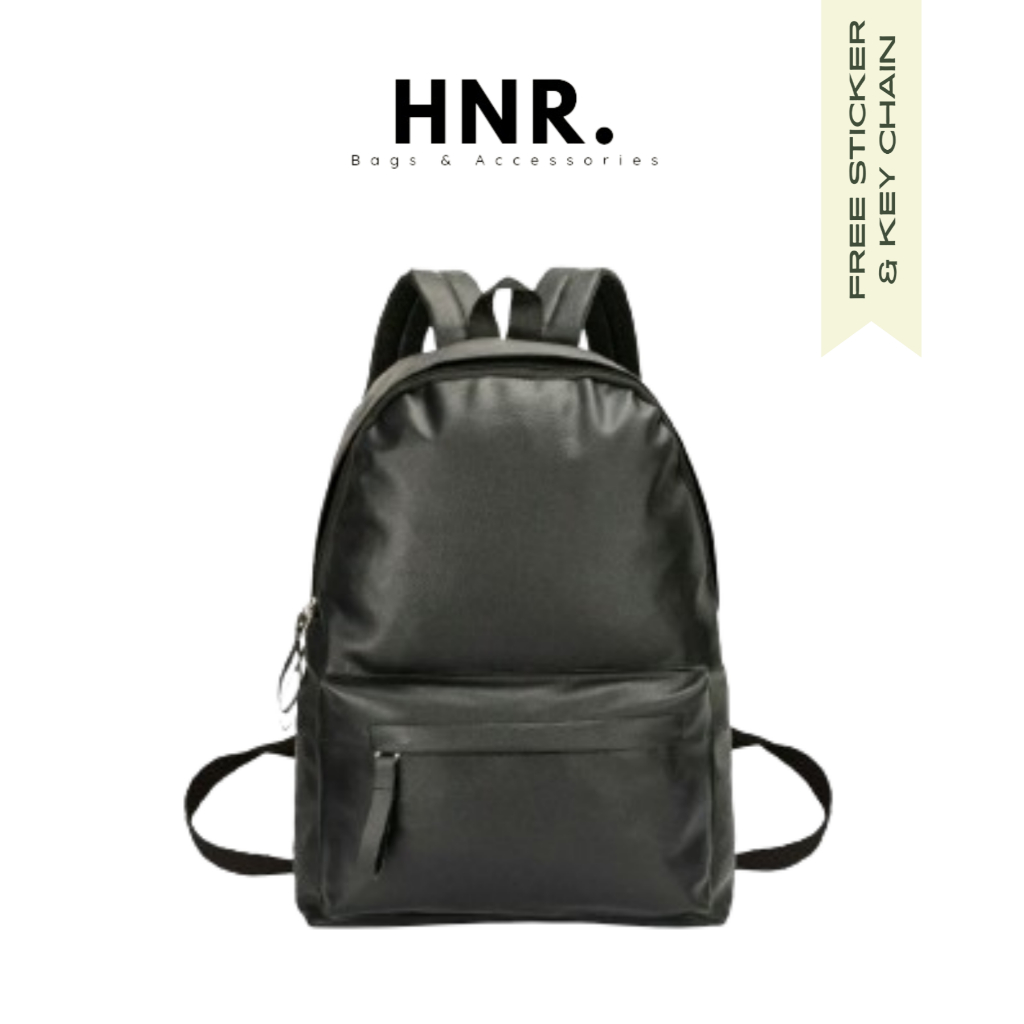 HNR Tas Ransel Besar Kulit Sintetis 01 Pria/Wanita