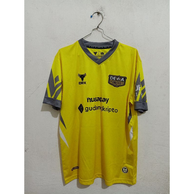 Jersey Dewa United Kiper GK Home Liga 1 2023 Original Player Issue DRX STEVENS