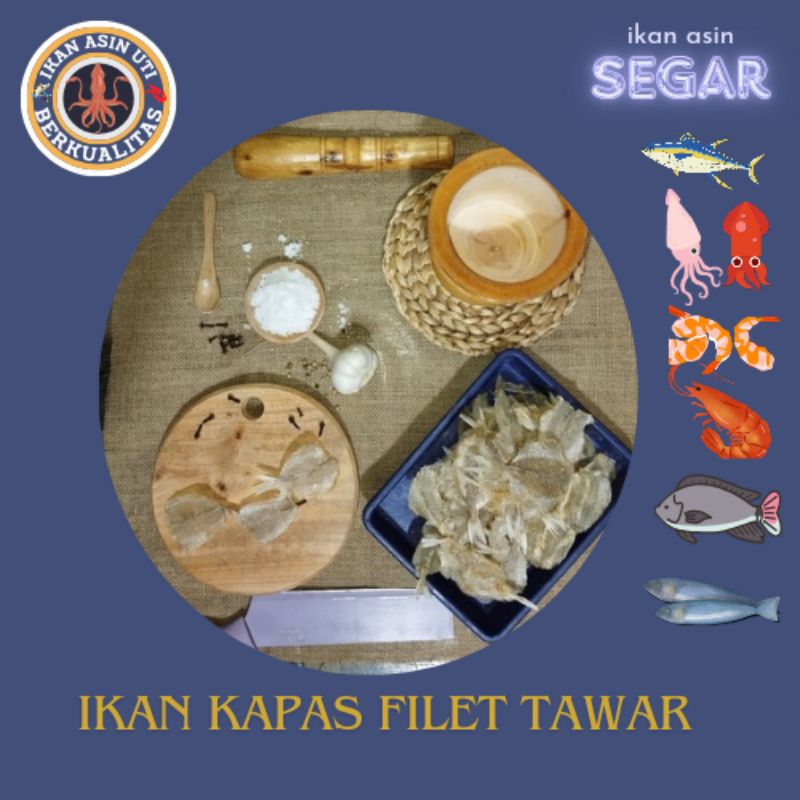 

IKAN KAPAS FILLET TAWAR SUPER KERING