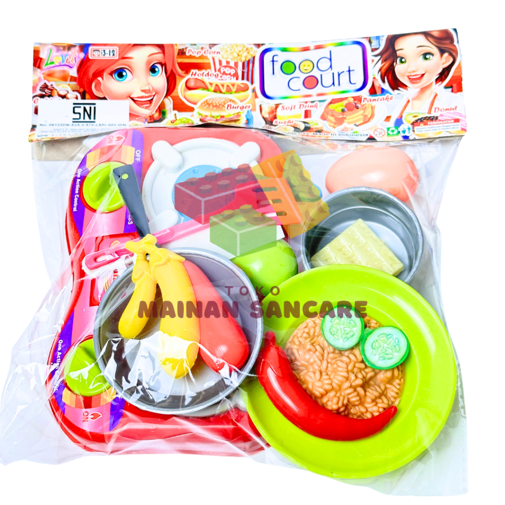 MAINAN MASAK MASAKAN MURAH MERIAH - KS119 - MASAK MASAKAN SET NASI GORENG