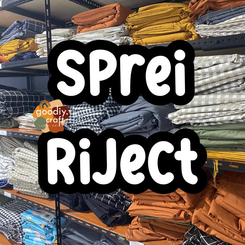 [ RIJECT SPREI ] BISA COD SPREI MOTIF ESTETIK HOMEMADE MURAH SEPREI KARTUN ANAK • GOODIY CRAFT