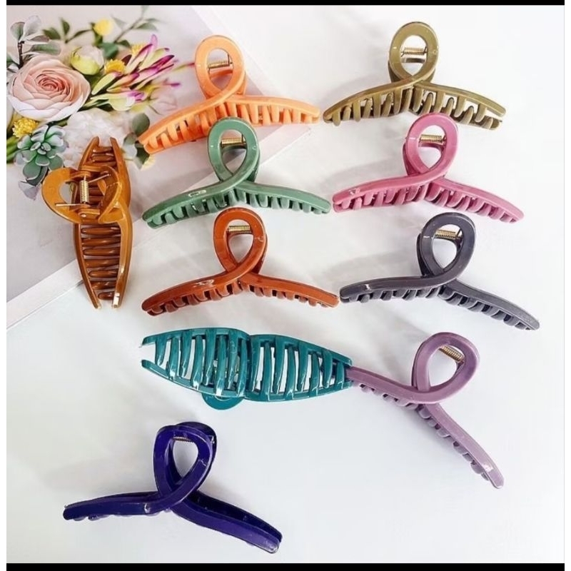 Jepit silang 12 pcs jepit rambut korea jepit rambut silang grosir jepitan Korea multi warna