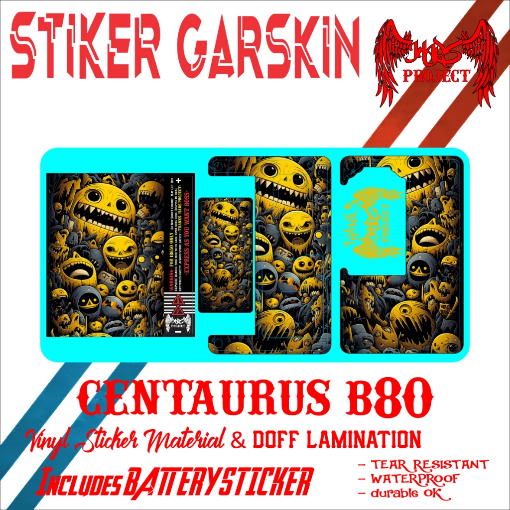 

stiker garskin new a b80 + bonus stiker batterai