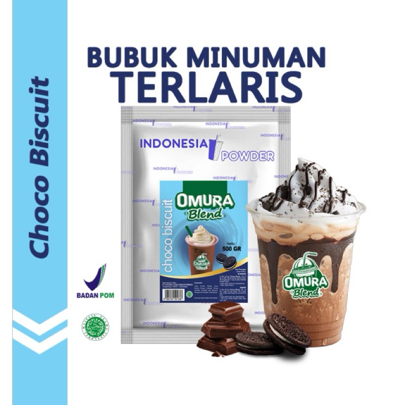 

Choco Biskuit 500gr / Bubuk Premium/ Indonesia Powder / Bubuk Minuman Berkualitas / Omura Blend /0reo /Bubuk Minuman Boba