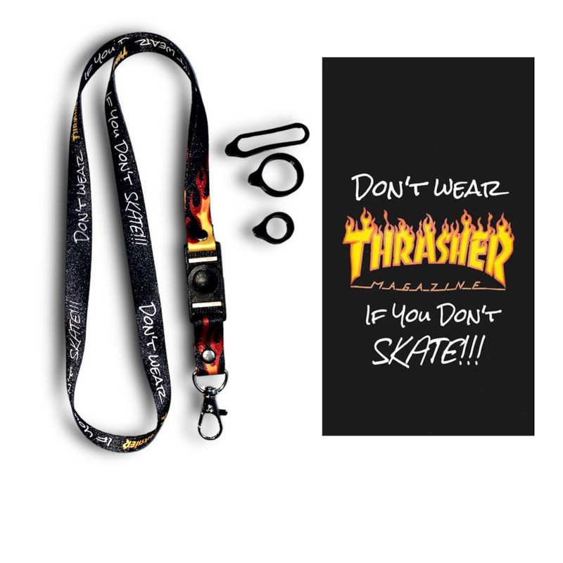 

THRASHER FIRE LANYARD PREMIUM GANTUNGAN HP GANTUNGAN KUNCI