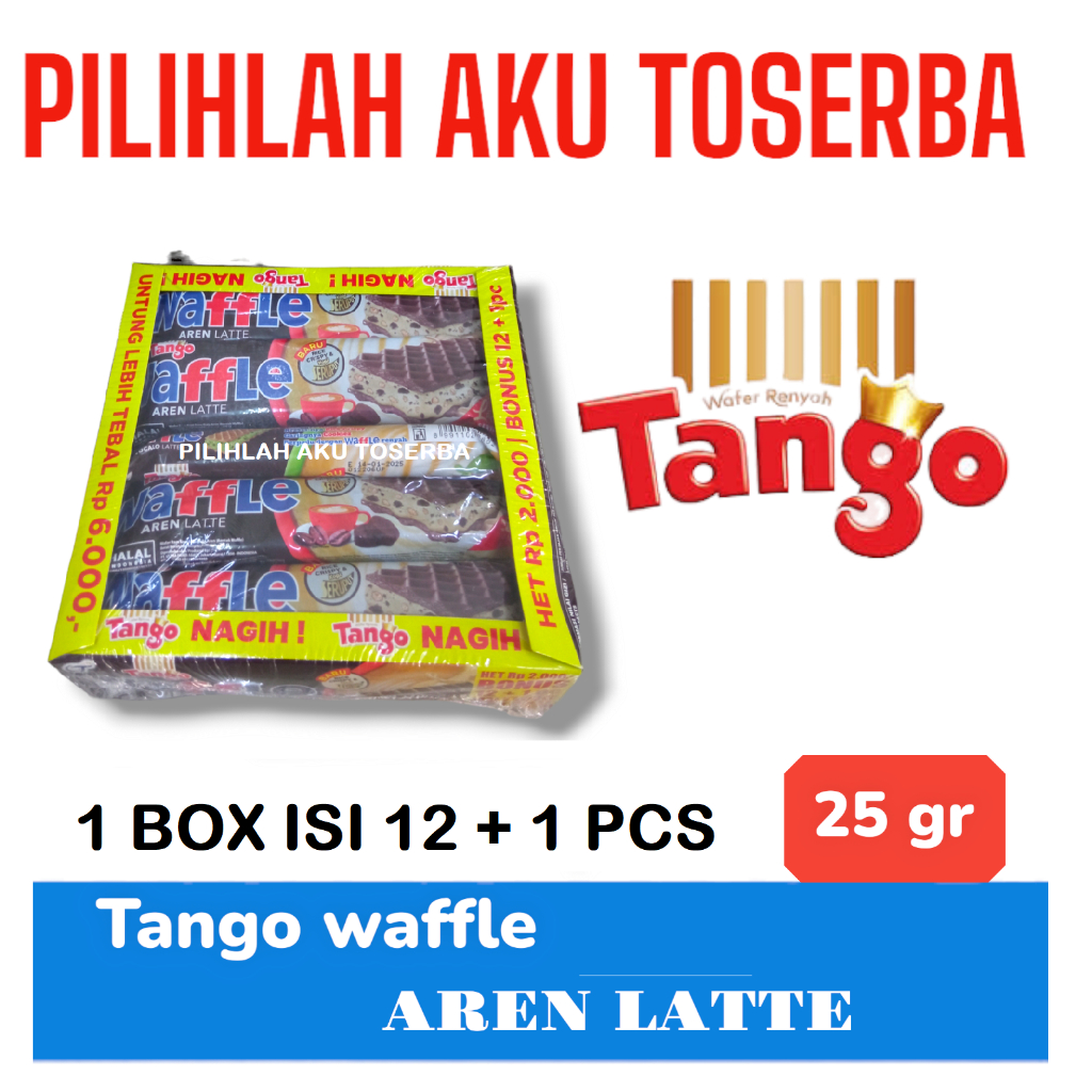 

Tango WAFFLE AREN Latte - ( HARGA PER BOX isi 12 pcs)