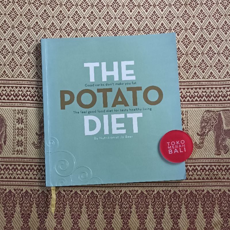Buku The Potato Diet signed tanda tangan Jo Beer, buku resep kentang